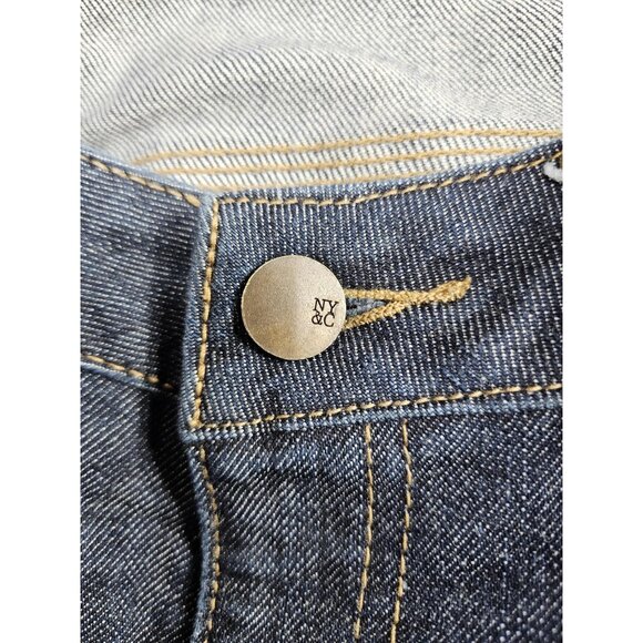 New York & Company Jeans Womens 2 Blue Low Rise Bootcut Curvy Stretch Denim - Picture 6 of 13